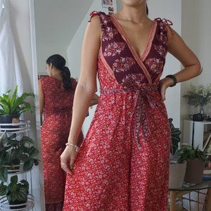 Red Arnhem Boho Jumpsuit